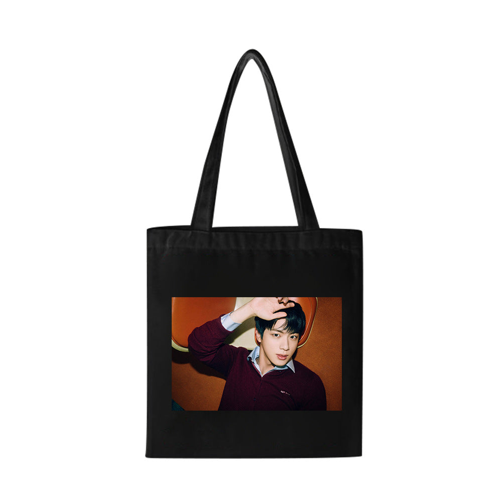 KPOP Poster Print Zipper Handbag