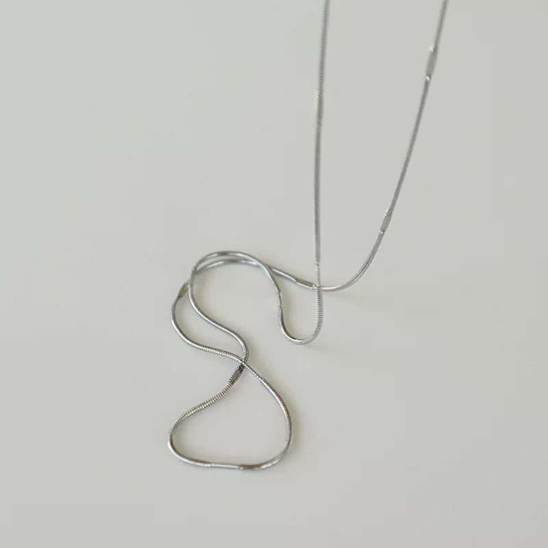 JUHOON Plain Collarbone Chain Necklace