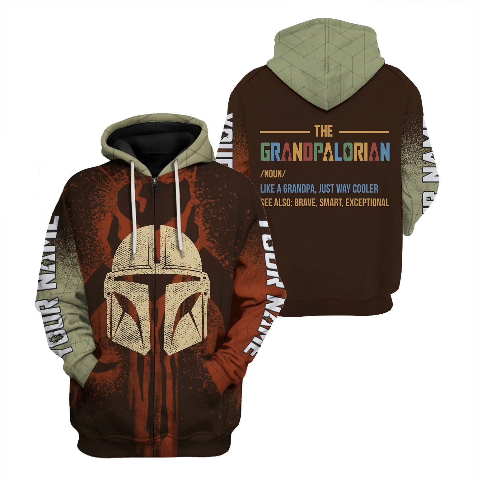 Unisex Comic Series 3D Print Zipper Cosplay Hoodie