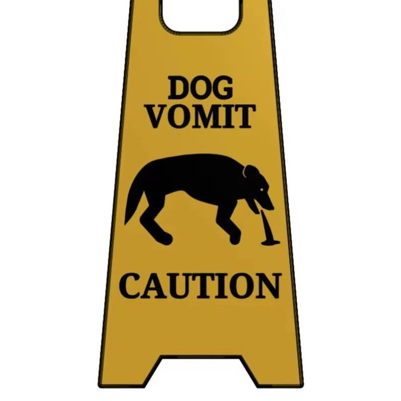 Cat Vomiting Sign Ornament
