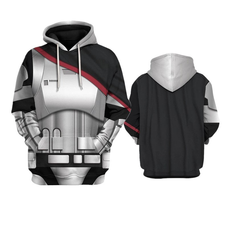 Trendy Mandalorian 3D Print Cosplay Hoodie