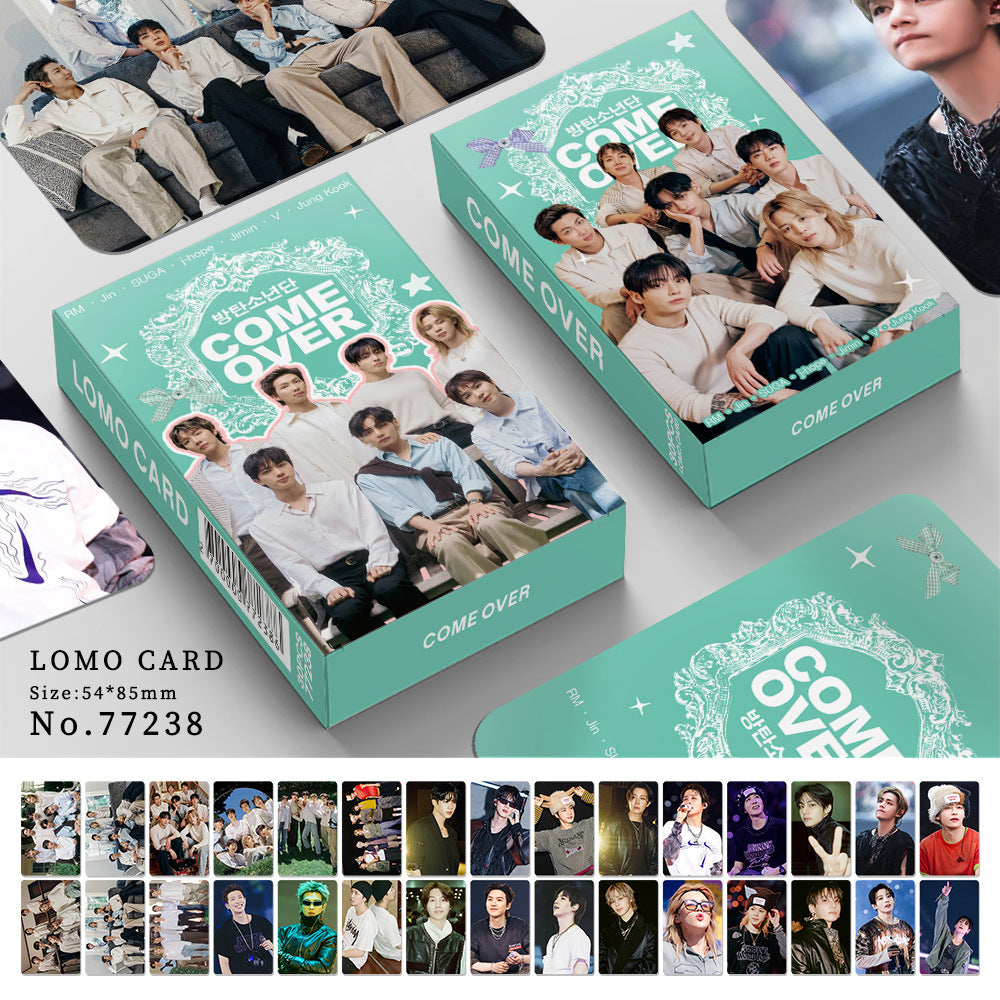30PCS BANGTAN 13th Anniversary Come Over Photo Cards