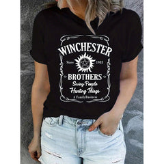 Women's Winchester Brothers Printed T-shirt