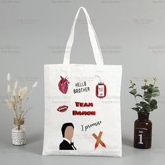 Damon Salvatore Canvas Bag