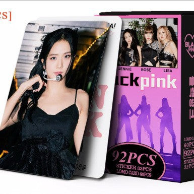 92 Kpop Jisoo Jennie LOMO Cards