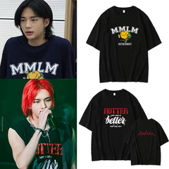 Hyunjin Cotton Printed Short-sleeved T-shirt