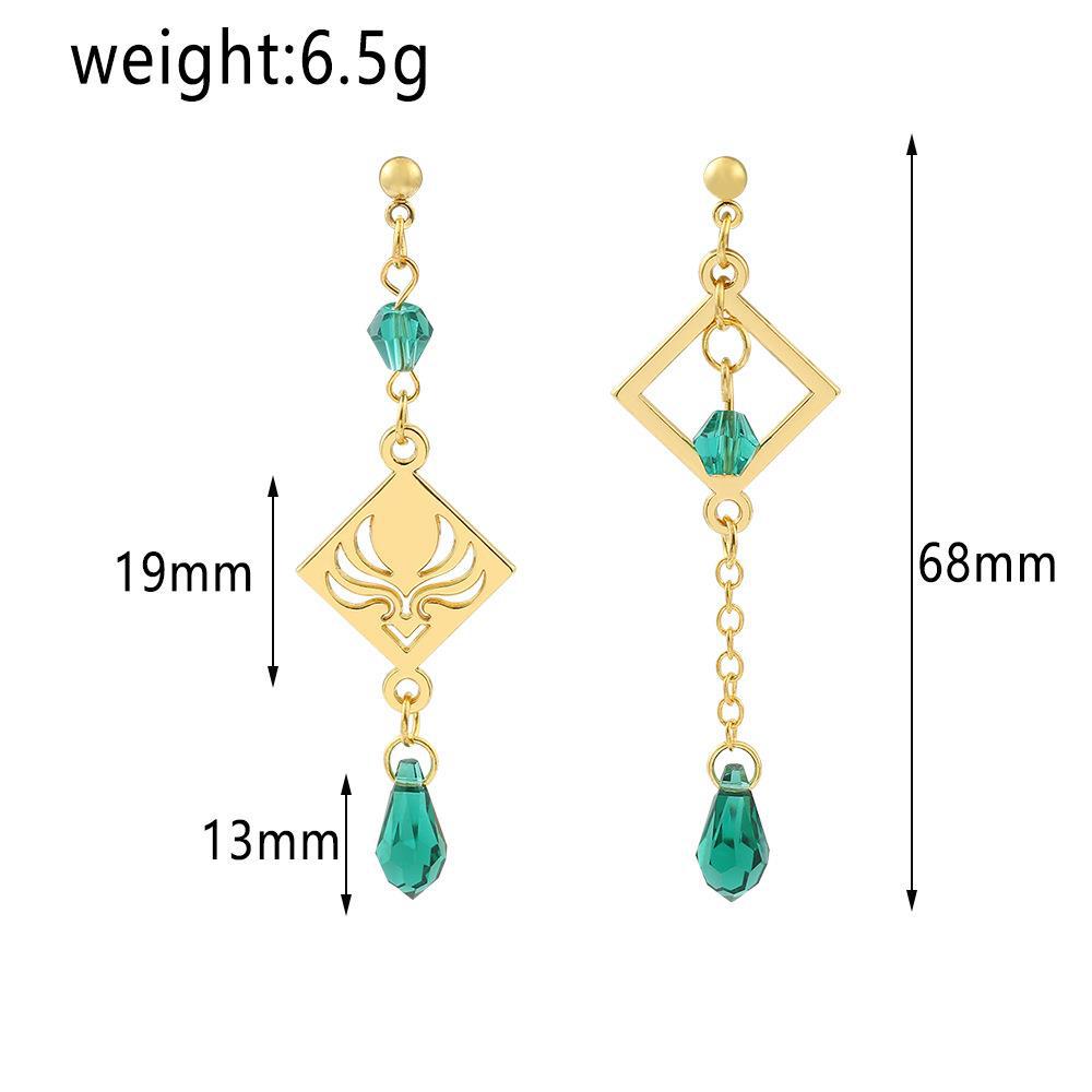 Chic Game Tartaglia Cosplay Earrings