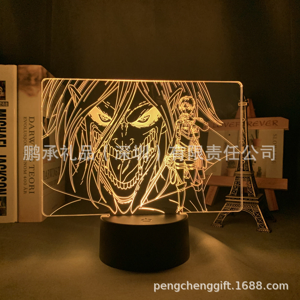 Colorful Anime Acrylic 3d Night Light