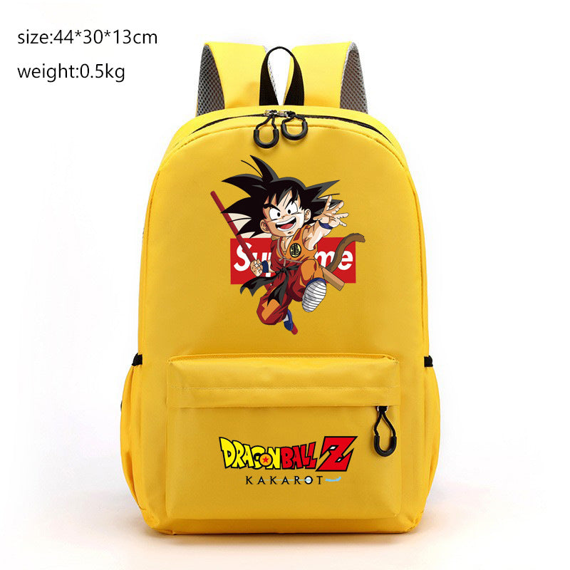 Goku Anime Zipper Backpack