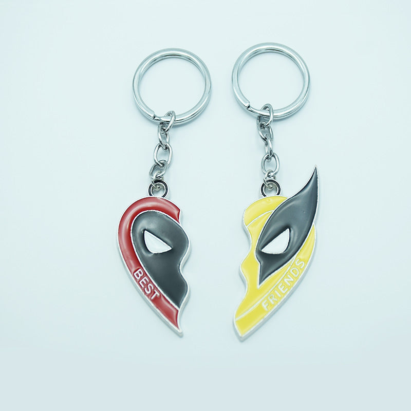 Deadpool and Wolverine Couple Necklace Accessories