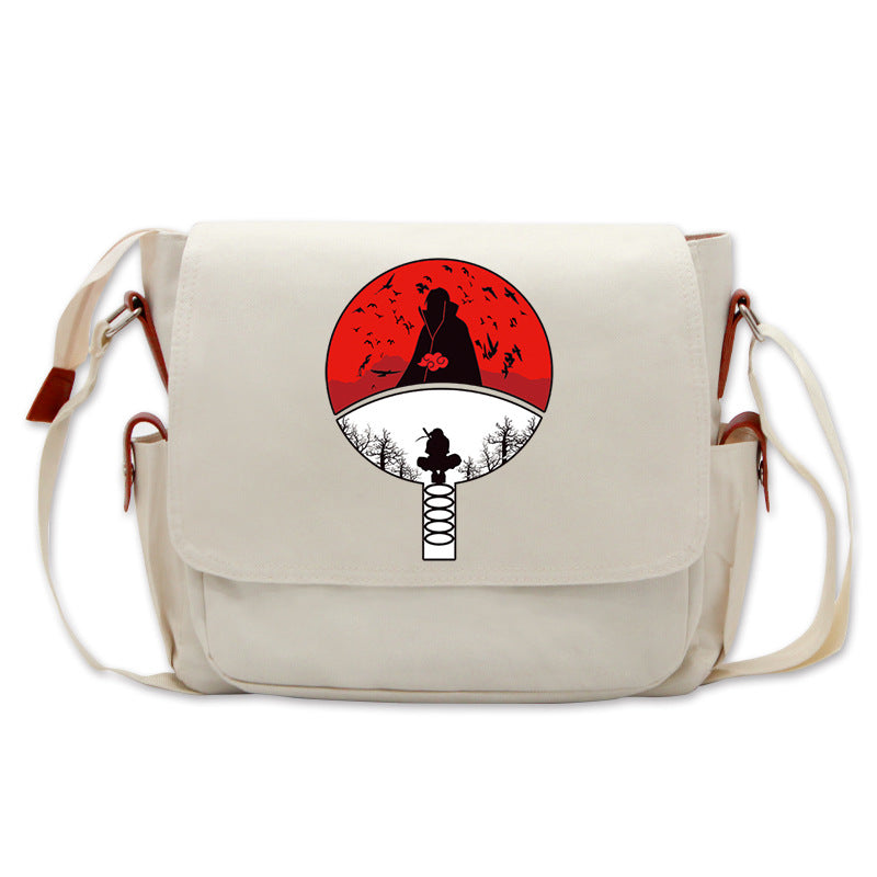 Trendy Sasuke Kakashi Anime Mailman Bag