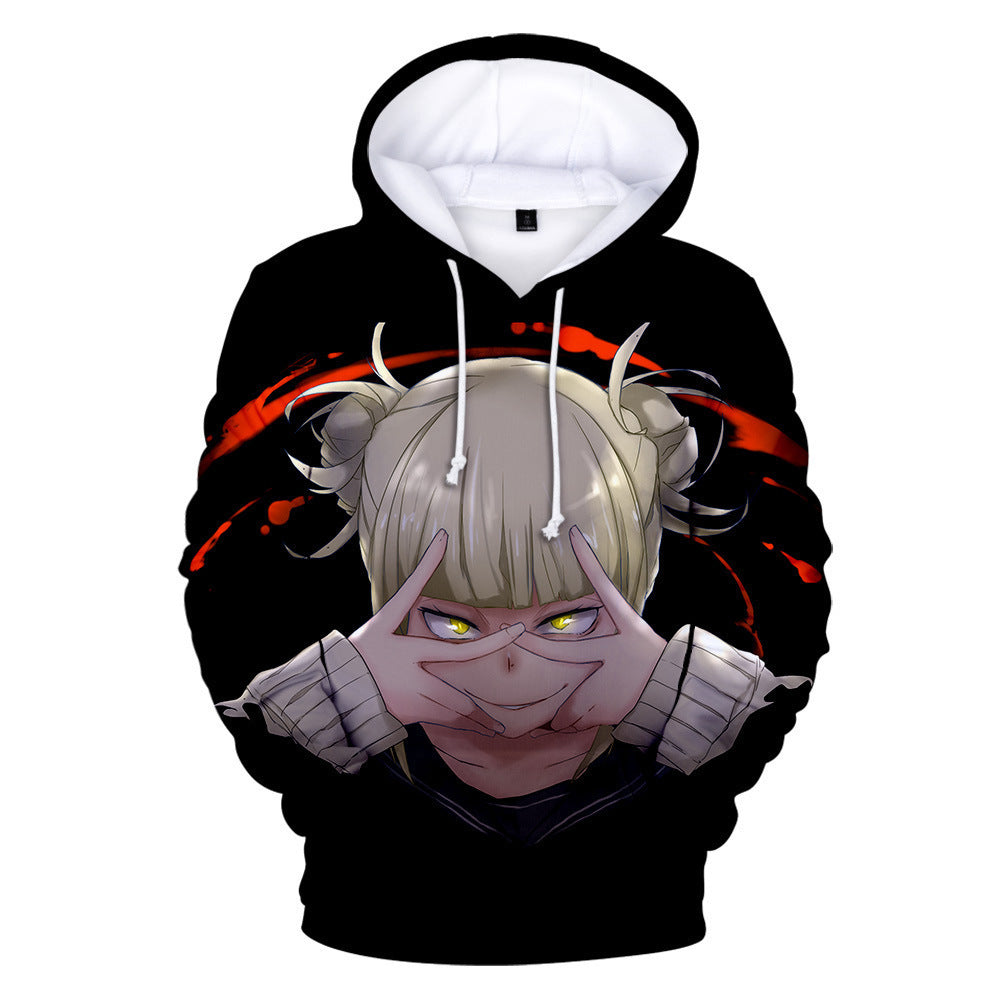 Unisex Anime 3D Color Printed Cosplay Casual Hoodie