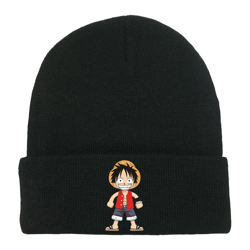 Winter Anime Printed Knitted Hat