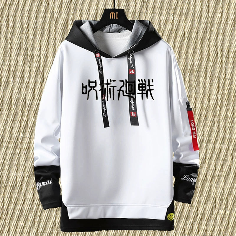 Casual Anime Logo Cotton Loose T-shirt