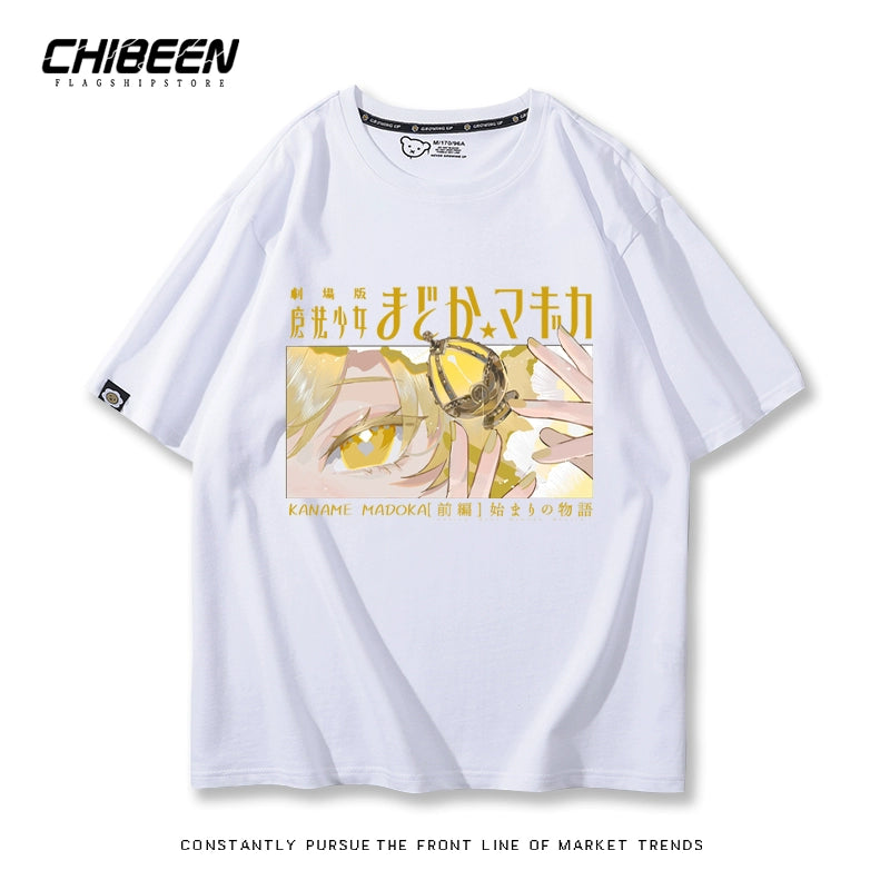 Casual Anime Short-sleeved Cotton Tee