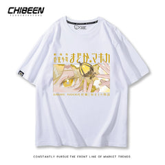 Casual Anime Short-sleeved Cotton Tee
