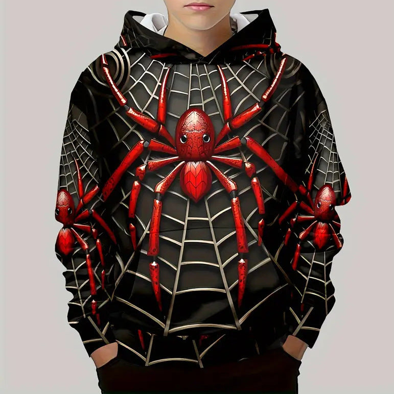 Spider Digital Print Cosplay Hoodie