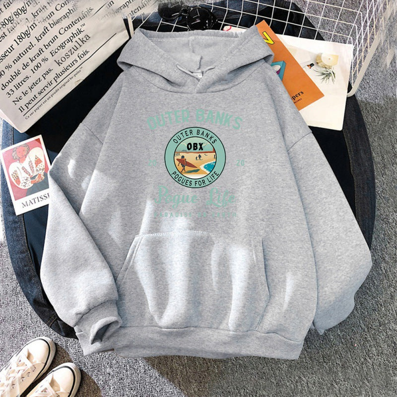 Retro TV Series Printed Hoodie