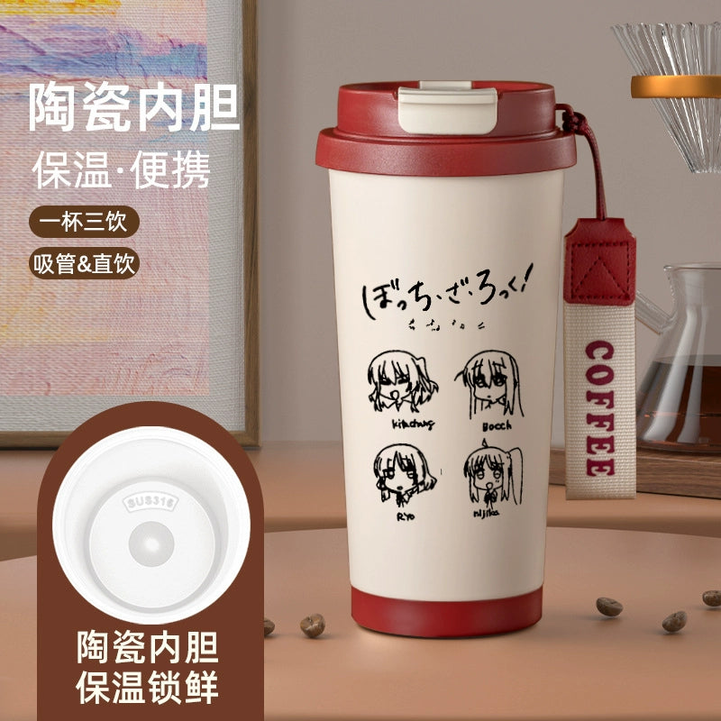 Anime Logo Coffee Thermos Cup