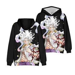 Trendy Anime 3d Print Loose Hoodie