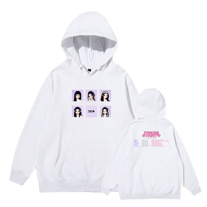 PressStart Tour Printed Zipper Hoodie