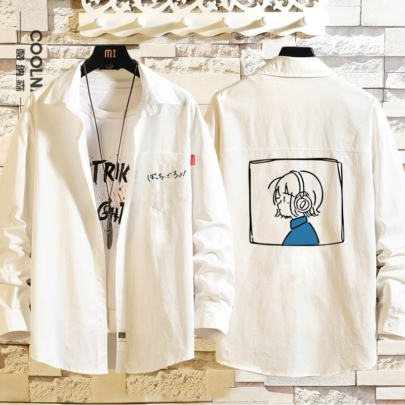 Unisex Anime Yamada Long Sleeve Shirt Thin Jacket