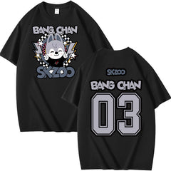 SKZ Number Printed Short Sleeve Tee