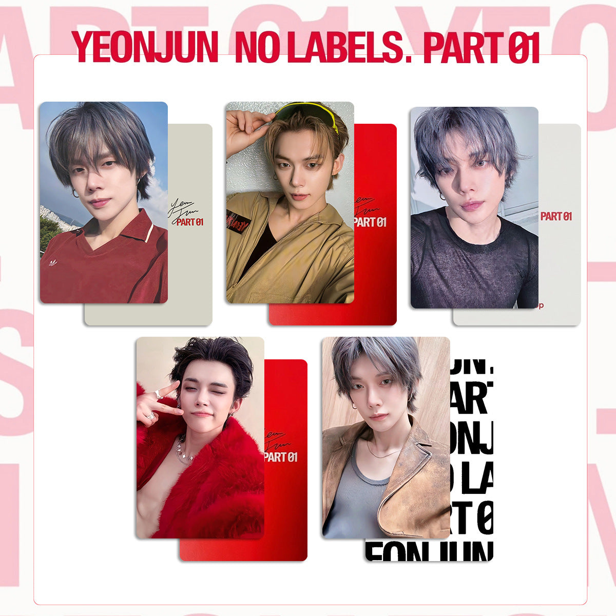 TXT NO LABELS: PART 01 Photocard 5PCS