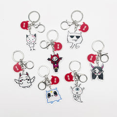 BM KPOP Acrylic Double-sided Keychain Pendant