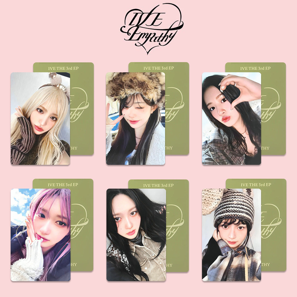 Kpop EMPATHY Album Bonus PhotoCards