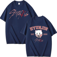 KPOP Graphic Print Summer Short-sleeved T-shirt