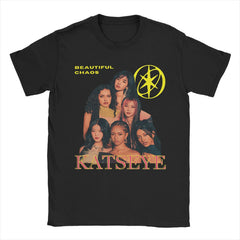Casual Katseye Beautiful Chaos Cotton T-Shirt