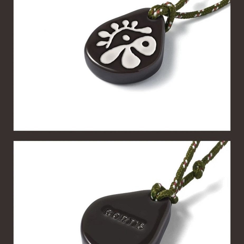 Cortis Logo Pendant Necklace