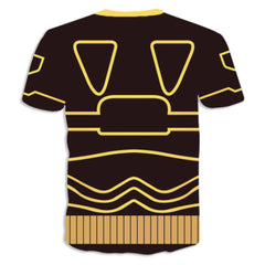 Men's Anime Cosplay Crew Neck T-Shirt