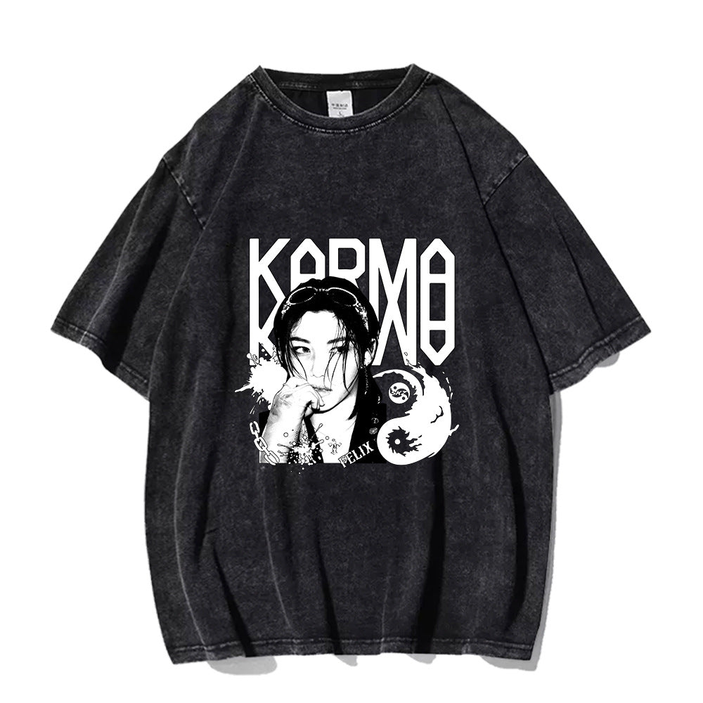 SKZ KARMA Retro Unisex Shirt