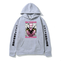 Unisex Jojo Graphic Print Relaxed Anime Hoodie