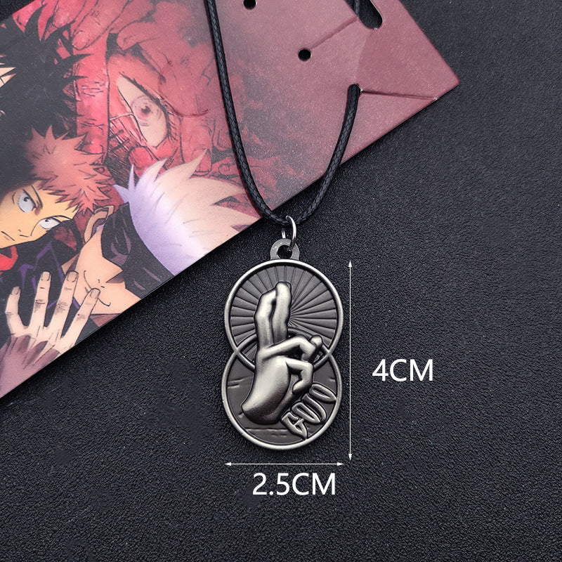 Cool Anime Weapon Keychain Necklace Pendant