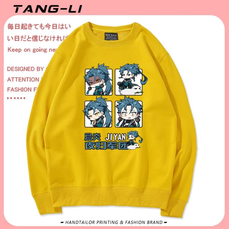 Unisex Game Pattern Crew Neck Sweatshirt