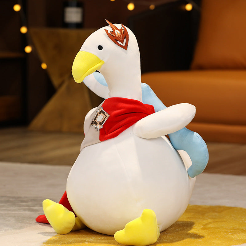 Cute Game Tartaglia Duck Doll Plush Toy Pillow