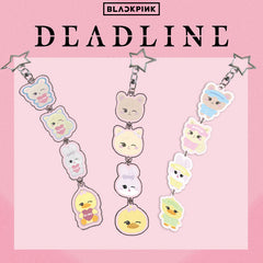 BP "DEADLINE" Cartoon Acrylic Keychain