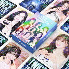 60PCS TWICE THIS IS FOR Tour Heart Holographic Photocards