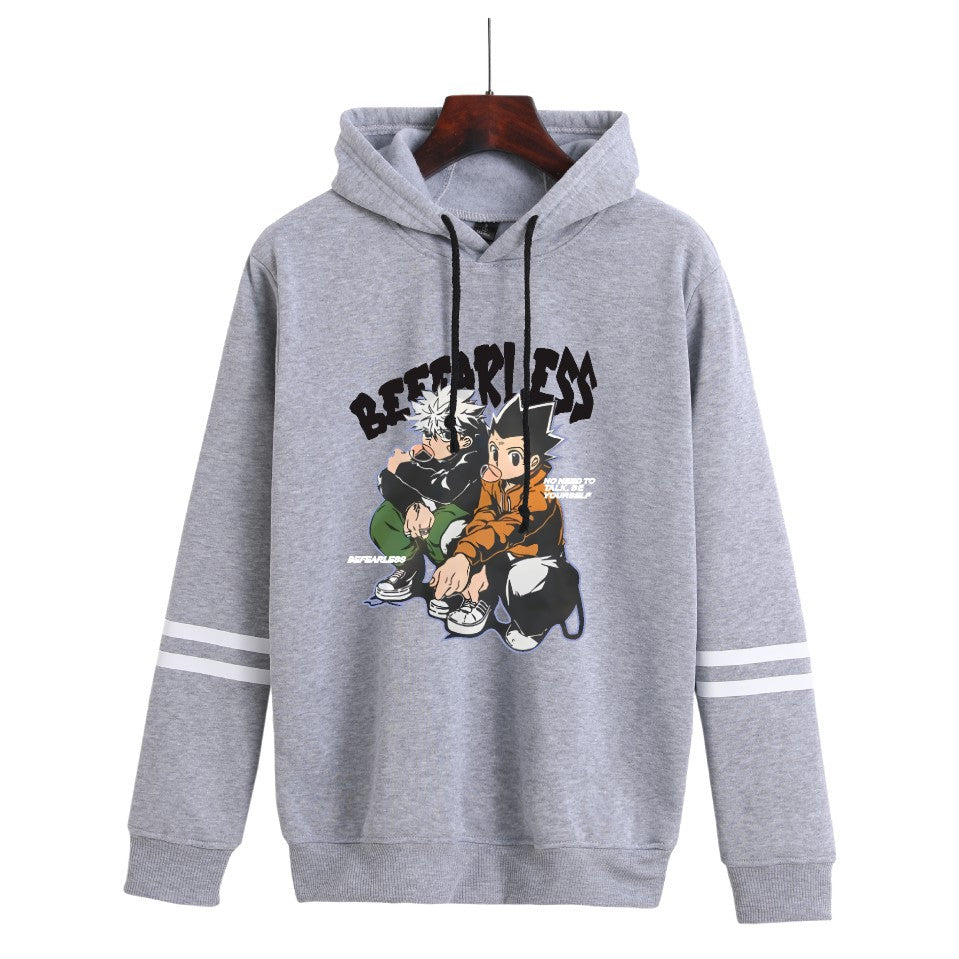 Unisex Trendy Anime Casual Loose Pullover Hoodie