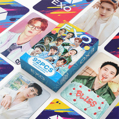 92PCS EXO Photocard Sticker Collection