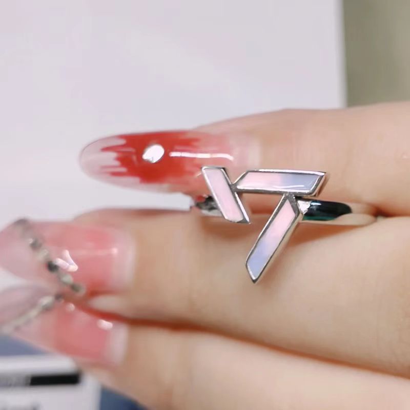 Chic Kpop Logo Ring