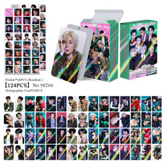 124PCS ATE GOLDEN HOUR Part.5 Holographic Photocard Sticker