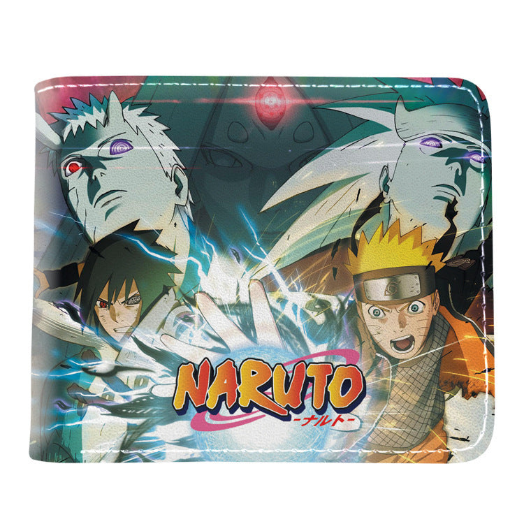 Trendy Anime Sasuke Folding Wallet