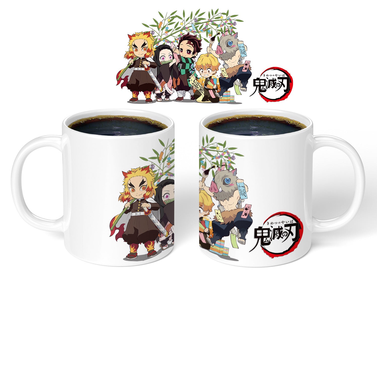 Lovely Anime Printed Ceramic White Mug