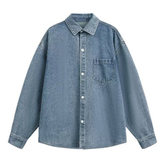 Ningning Same Style Denim Jacket Top