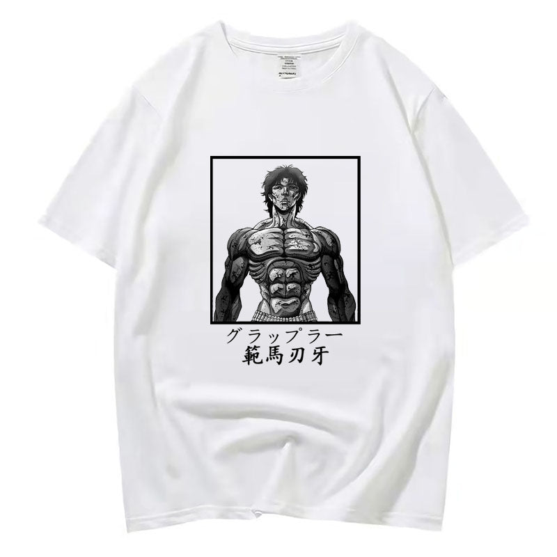 Unisex Baki Hanma Short-sleeved Casual T-shirt