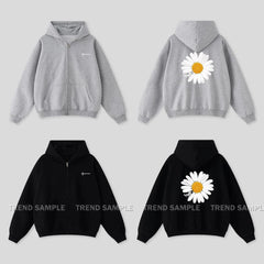 GD Daisy Zipper HoodieTop